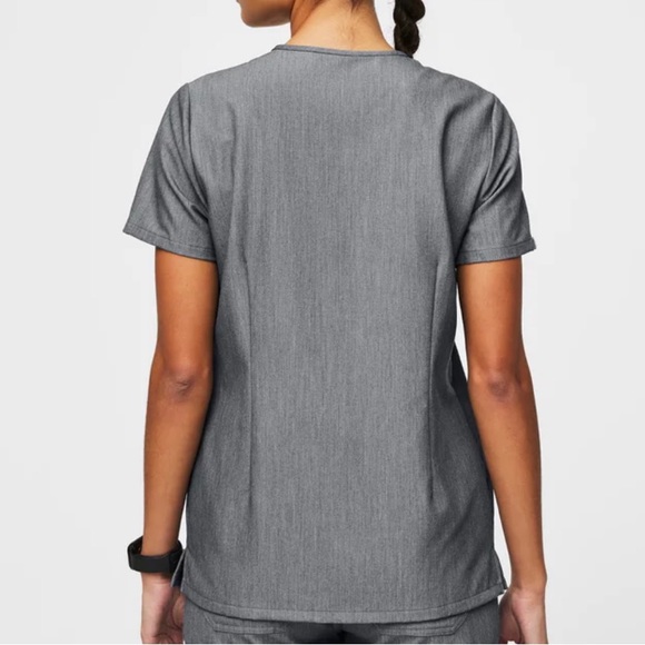 women's Graphite Casma - Scrub Top - L & Tall Jogger Scrub Pants - XL - Picture 2 of 7